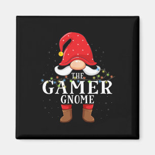 Gamer Gnome Matching Christmas Family Pajama Magnet