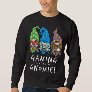 Gamer Gnomes Gaming With My Gnomies Sweatshirt