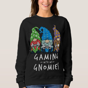 Gamer Gnomes Gaming With My Gnomies Sweatshirt