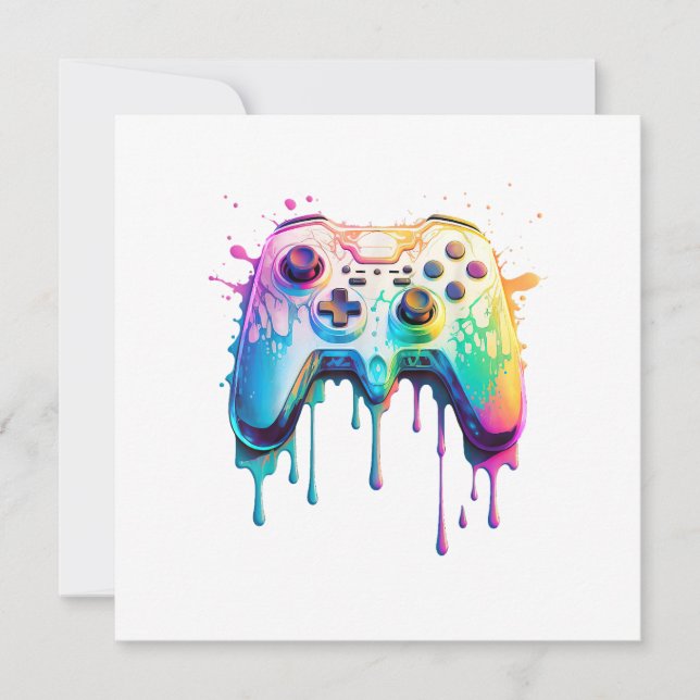 Gamer Graphic Video Game - Colourful Video Game Lo (Front)