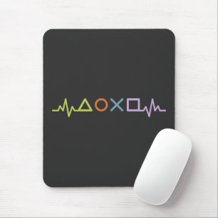 Gamer Heartbeat Controller Pulse Mouse Pad