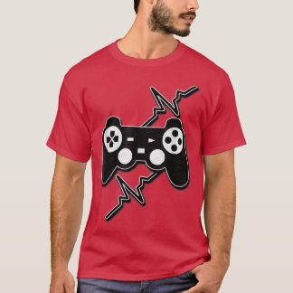 GAMER HEARTBEAT FUNNY VIDEO GAME LOVER  T-Shirt