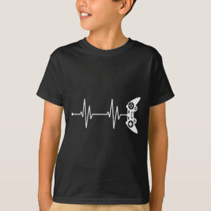 Gamer Heartbeat Shirt Gift For Video Game Lover Vi