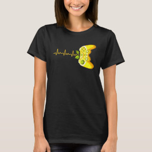 Gamer Heartbeat Summer Lemon Video Game T-Shirt