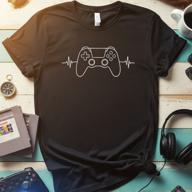 Gamer Heartbeat T-Shirt (Creator Uploaded)