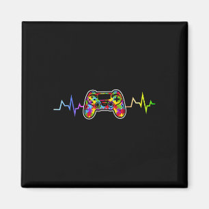 Gamer Heartbeat Video Games Boys Teens Boys Kids 1 Magnet