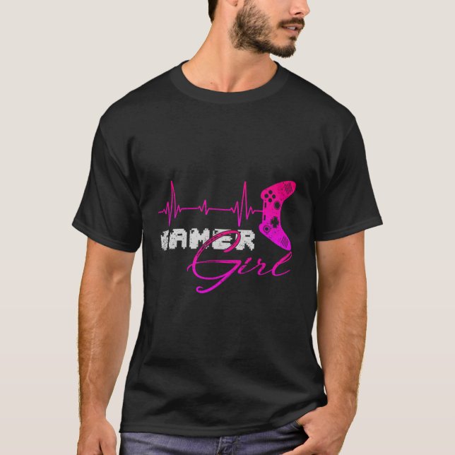Gamer Hebeat Video Games Controller Gaming T-Shirt (Front)