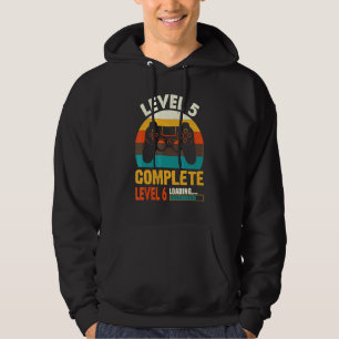 Gamer Husband Wife Married Level 5 Complete Level Hoodie