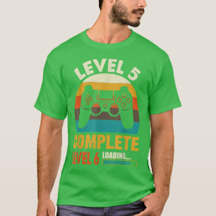 Gamer Husband Wife Married Level 5 Complete Level  T-Shirt