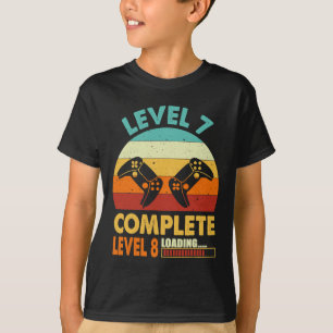 Gamer Husnd Wife Married Level 7 Complete Level 8 T-Shirt