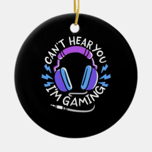 Gamer I Am Gaming Ceramic Tree Decoration