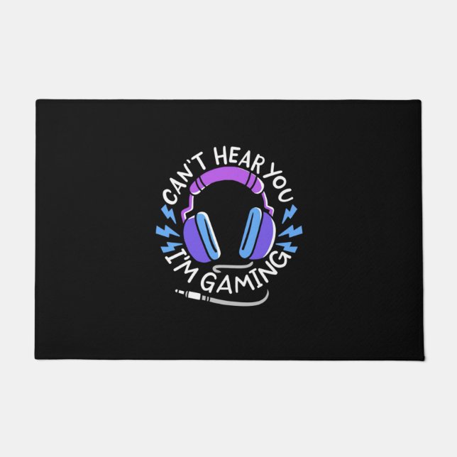 Gamer I Am Gaming Doormat (Front)