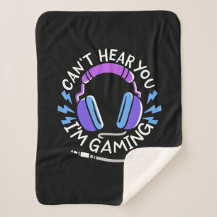 Gamer I Am Gaming Sherpa Blanket