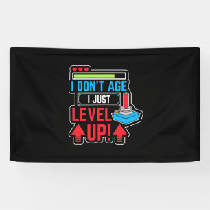 Gamer I Just Level Up Banner