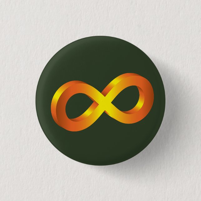 GAMER INFINITY 3 CM ROUND BADGE (Front)