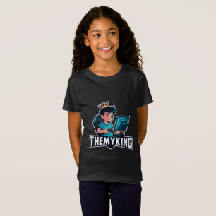 Gamer Kid King Graphic – Playful Cartoon T-Shirt 