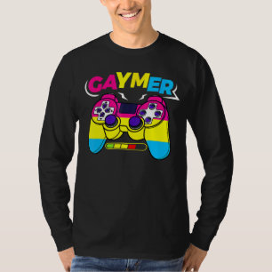Gamer Lgbt Pride Controller Video Game Pansexual G T-Shirt