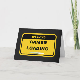 Gamer Loading game player Invitation