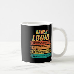Gamer Logic Death Is Never Your Own Fault Coffee Mug