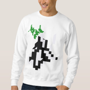 Gamer Long sleeve Athleisure Minimalist Pixel Sweatshirt