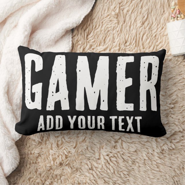 Gamer - Lumbar Pillow 13" x 21" (Blanket)