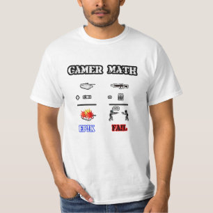 Gamer Math (Front) T-Shirt
