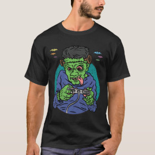 Gamer Monster Halloween Costume Gaming Video-game  T-Shirt