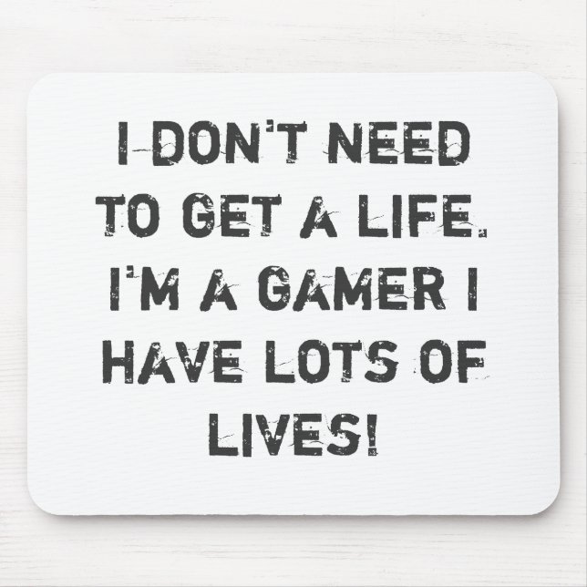 Gamer Mouse Pad (Front)
