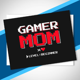 Gamer Mum New Mother First Baby Announcement Postcard