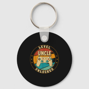 Gamer New Uncle Dad Mom Baby Announcement Pregnanc Key Ring