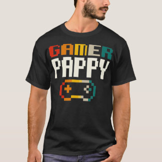 Gamer Pappy Gamepad Hobby Vintage Pappy Pastime Pa T-Shirt