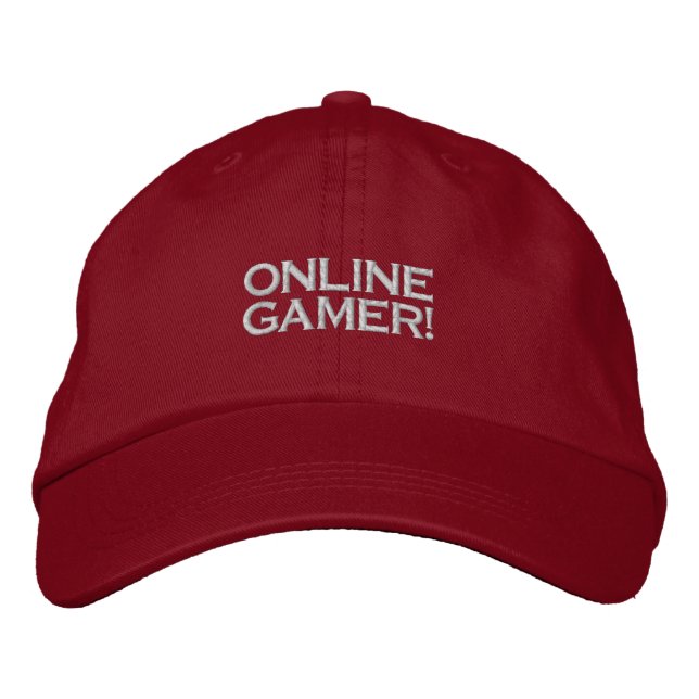 GAMER, PC GAME PLAYER CAP (Front)