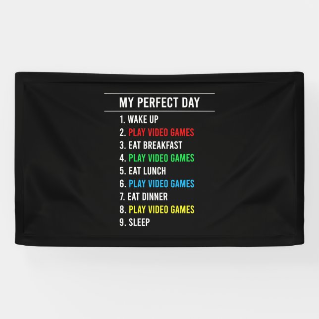 Gamer Perfect Day Banner (Horizontal)