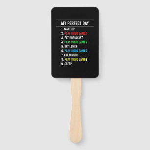 Gamer Perfect Day Hand Fan