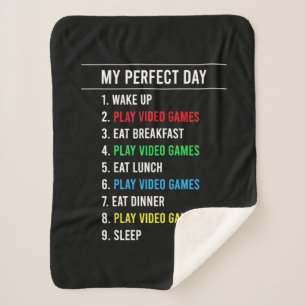 Gamer Perfect Day Sherpa Blanket