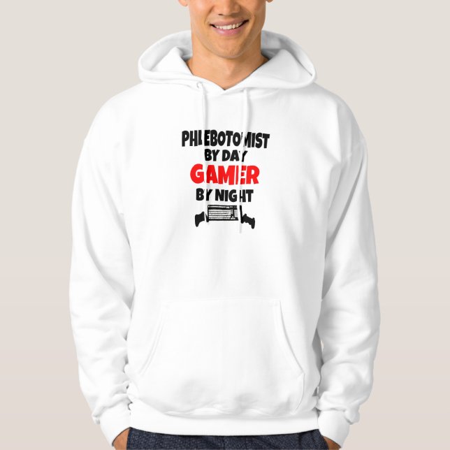 Gamer Phlebotomist Hoodie (Front)