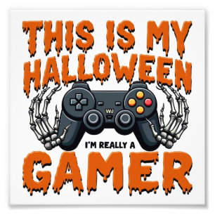 Gamer photo print