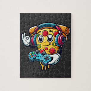 Gamer Pizza Video Gaming Food jigsaw puzzle