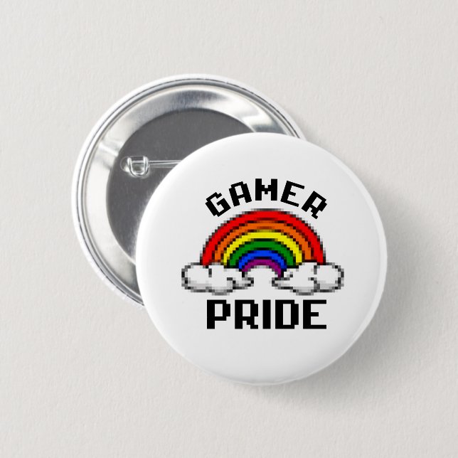 Gamer Pride 6 Cm Round Badge (Front & Back)