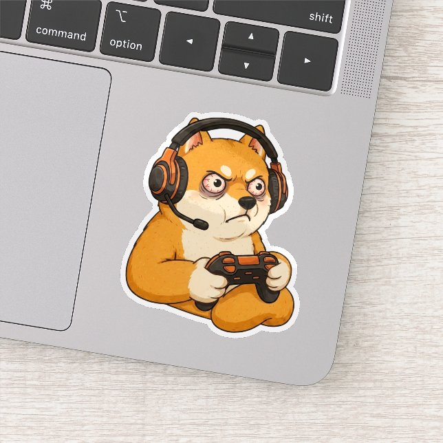 Gamer Rage Shiba (Detail)