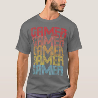 Gamer Retro 70s Game Funny  T-Shirt