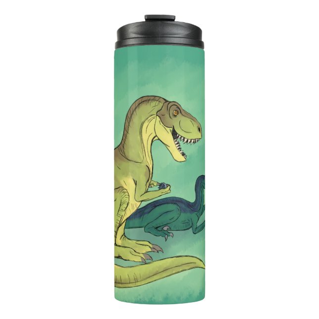 Gamer-Saurus Thermal Tumbler (Front)