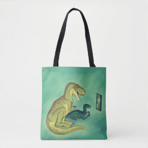 Gamer-Saurus Tote Bag