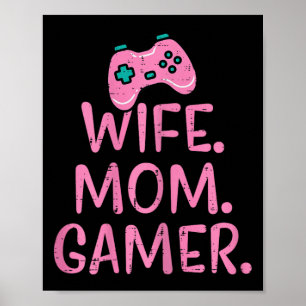 Gamer Shirts Video Gaming Boys Men Girl Kids Gift  Poster