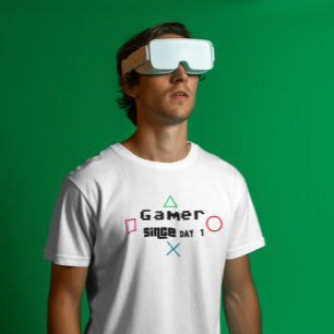 Gamer since day one Retro vintage controller T-Shirt