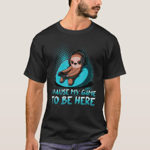 Gamer Sloth Gaming T-Shirt