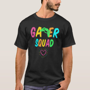 Gamer Squad Video Games Boys Girls Kids Teens T-Shirt