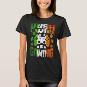 Gamer St Patricks Day Video Game Controller Shamro T-Shirt