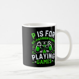 Gamer St Patricks Day Video Game Irish Gaming Coffee Mug