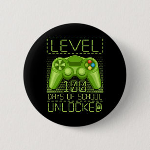 Gamer Student 100th Day 100 Days Of School Teacher 6 Cm Round Badge